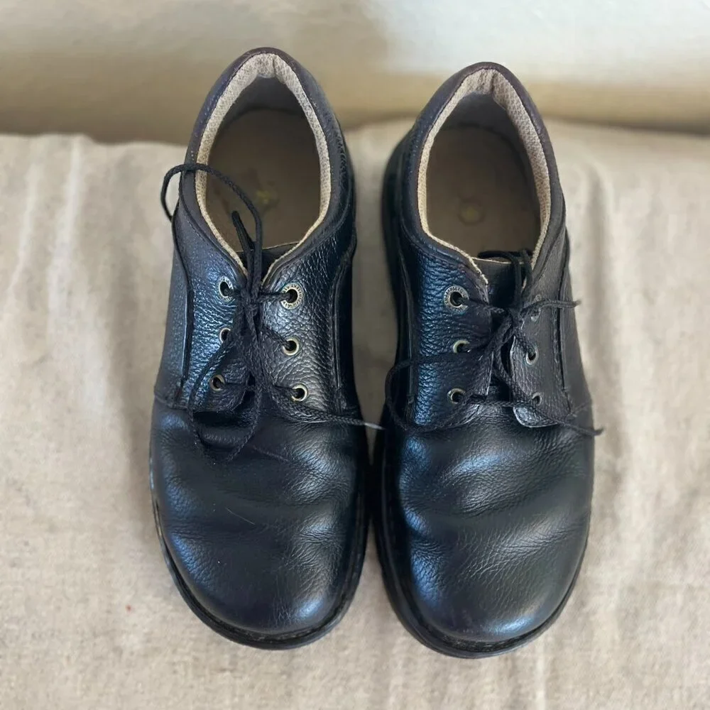 Dr. Martens Men's Black Leather Ordell 3 Eye Peddled Chunky Oxford Shoes Sz 8